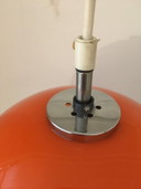 Orange Leuchte Peill & Putzler 1970