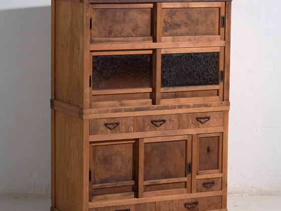 Antique Japanese tansu cabinet (c. ) #47 – Wardrobes, Iron (photo 2 of 40)