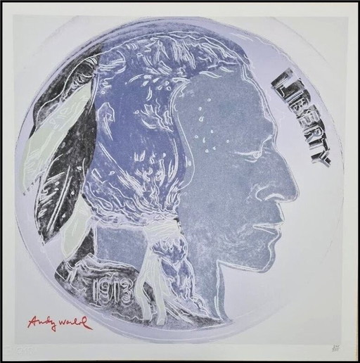 D'après Andy Warhol, Indian Testa, années 1980, lithographie