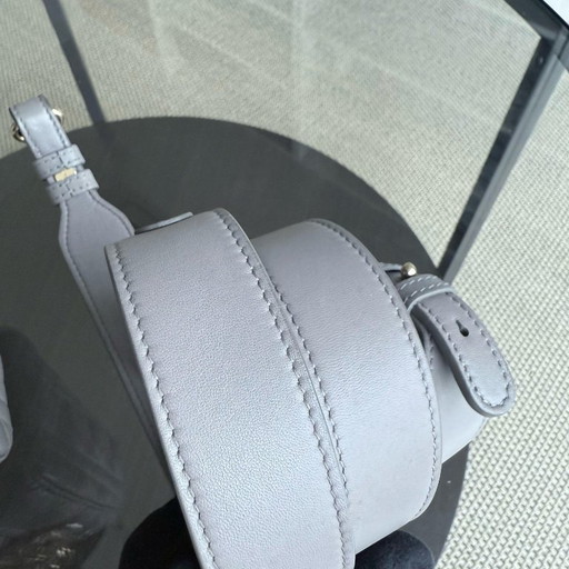 DIOR DONNA PICCOLO - PELLE DI AGNELLO CANNAGE GRIGIO FERRAMENTA GRIGIO ORO