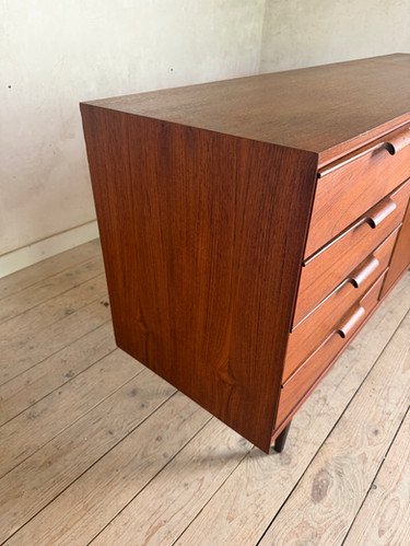 Image 1 of Enfilade scandinave vintage en Teck, 1960s