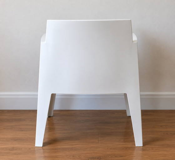 Set of 6 Driade TOY Chairs – Philippe Starck – White – Side chairs, Plastic (photo 4 of 4)