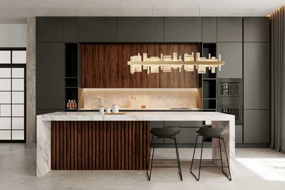 Image 1 of Masiero Honicé S150 hanglamp in kleur G01/onyx