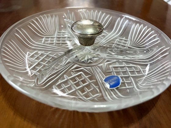 Image 1 of Bandeja para servir - Plata, Cristal - Bandeja para aperitivos
