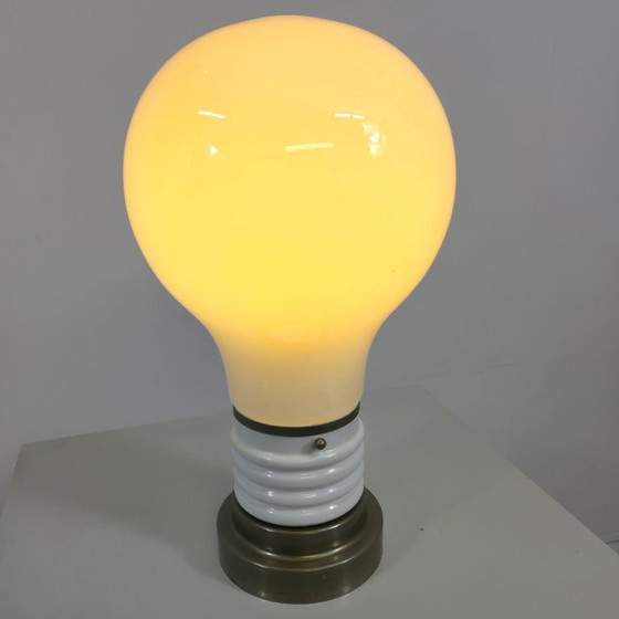 Image 1 of Lampe de table Mazzega Style vintage années 70 Birillo ampoule milieu du siècle