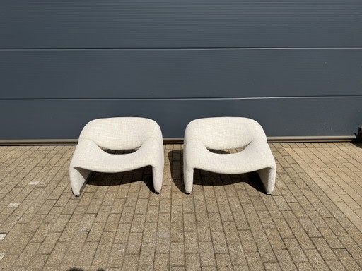 Artifort F598 Groovy fauteuils in Nieuwstaat!! Pierre Paulin