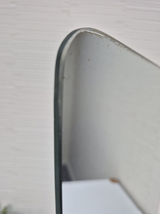 Vintage wall dressing table/hall mirror metal with drawer. – Glass (photo 9 of 10)