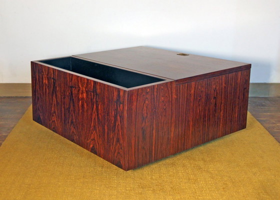 Image 1 of Vintage Scandinavische bar-/plantentafel van palissanderhout