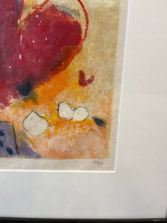 Sérigraphie Alexander Vogels 17/90 – Objets d'art, Verre, Papier (photo 3 of 6)
