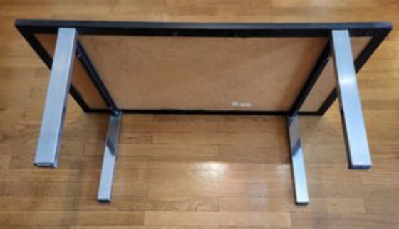 Image 1 of Juliette Belarti coffee table in Volcan lava and Belgium ceramics 1960