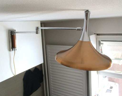 Lampe murale vintage Philips, probablement Louis Kalff