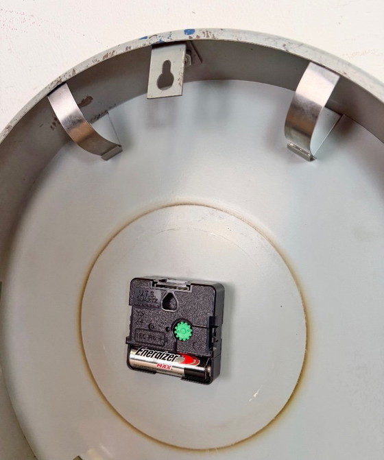 Image 1 of Vintage Beige School Wall Clock from Van Doorn, 1960s