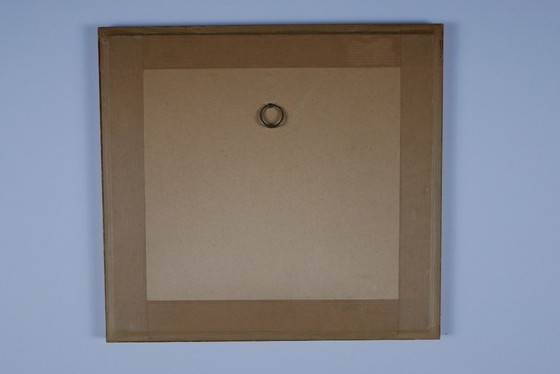 Image 1 of Pain. Black and white engraving, marquetry wood frame