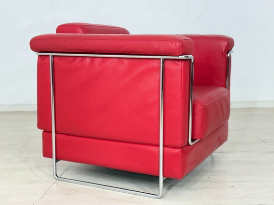 Image 1 of Züco Carat leren fauteuil rood