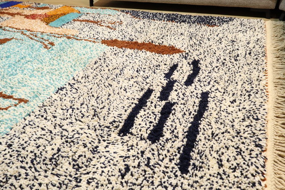 Image 1 of Berber carpet wool rug floor rug new 310 x 210 cm color rug carpet Berber runner large interior unique high pile original