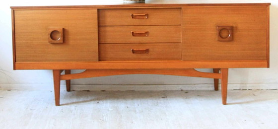 Credenza Mid-Century Modern in teak di Mogens Kold, 1962 – Credenze, Mid Century Modern (photo 4 of 9)