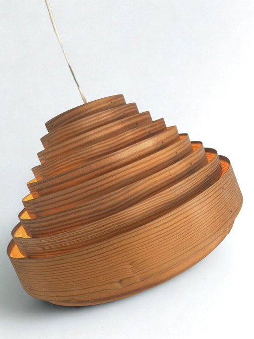 Pine Hanging Lamp, Hans-Agne Jakobssen – hanglampen, Wood (photo 2 of 13)