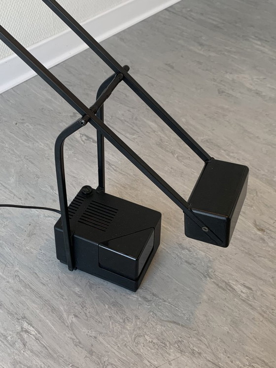 Image 1 of Fase contragewicht bureaulamp – Madrid, jaren ’80 – origineel met sticker