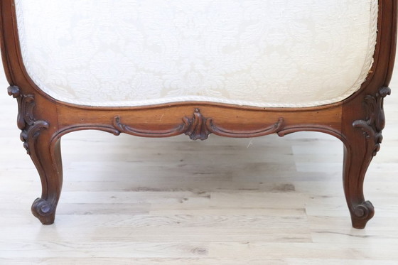 Image 1 of Chaise longue ancienne, Italie, fin du XIXe siècle