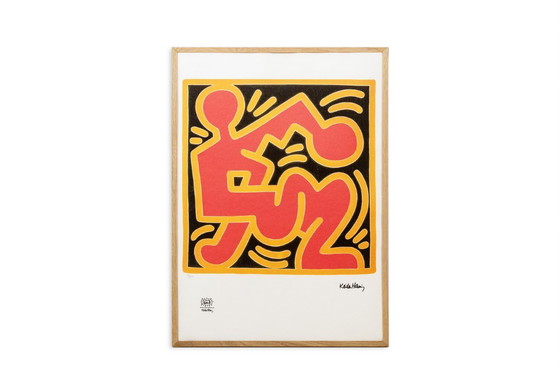 Image 1 of Keith Haring. Sérigraphie en couleurs numérotée. Années 1990