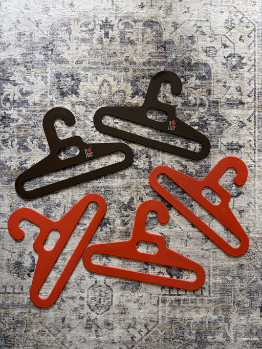 5x vintage Flair Ingo Maurer Kledinghangers - Iconisch Design