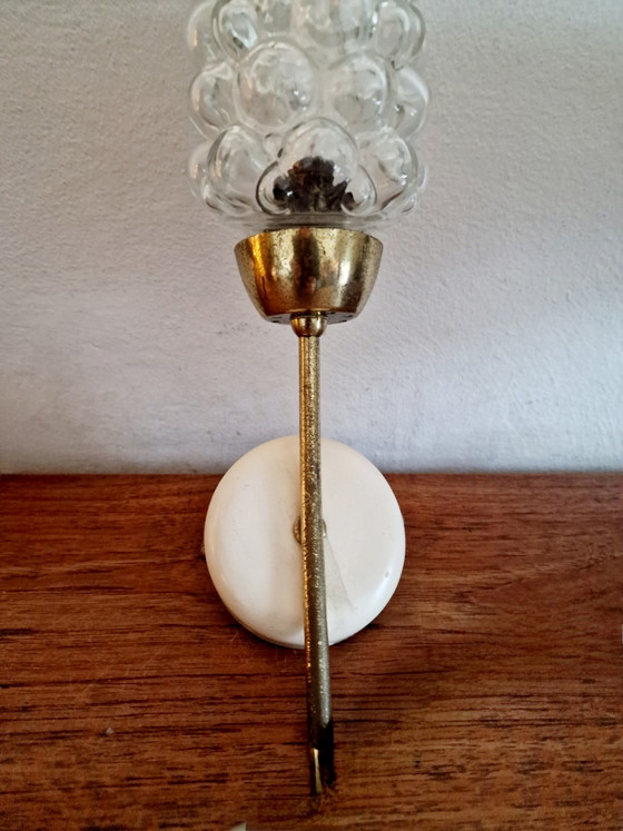 Helena Tynell Bubbleglass wall lamp – Wall lights, Metal, Vintage (photo 5 of 5)