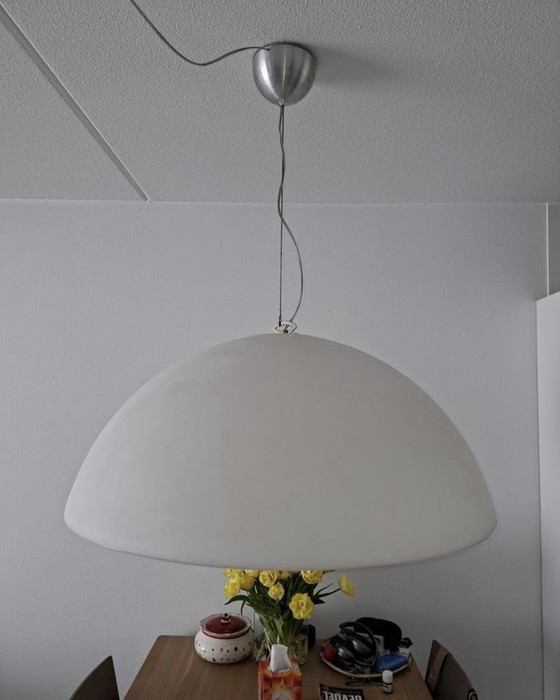 Image 1 of Large Pendant Lamp Basic Dome 90 cm, white - Durable Polyethylene