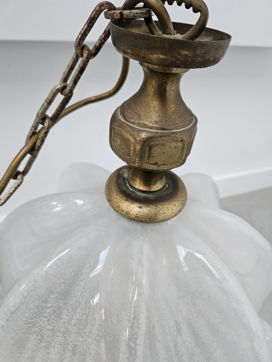 Image 1 of Grande lampada Art Deco a tulipano d'epoca