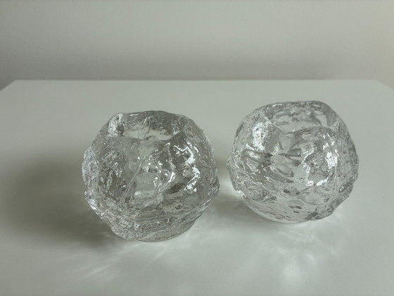 Image 1 of Kosta Boda Snowball, set van 2 stuks