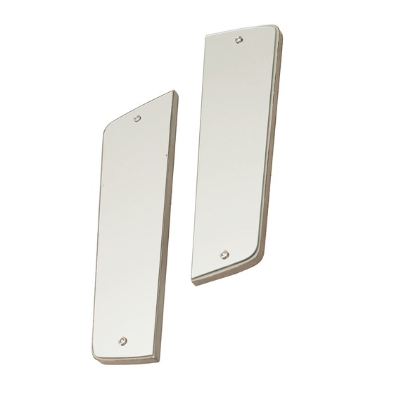 Image 1 of Set of Two Mirrors, Danish Design, 1960s, Production: Denmark