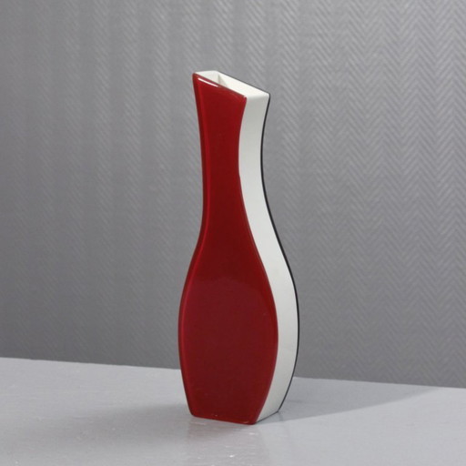 Villeroy & Boch vintage freeform tricolor acrylic vase, Germany, 1990s