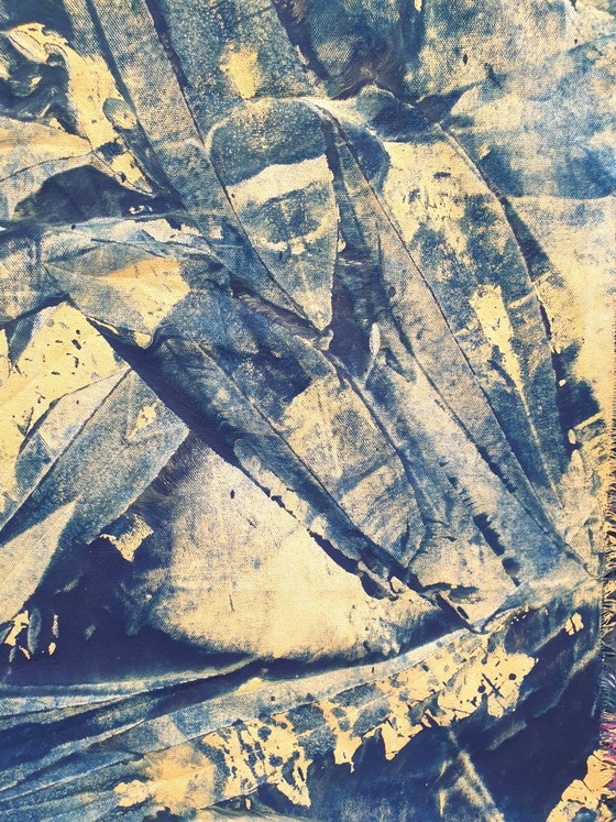 Jürgen Angeler - Blue Golden Fossils – Paintings & Drawings, Canvas (photo 12 of 16)