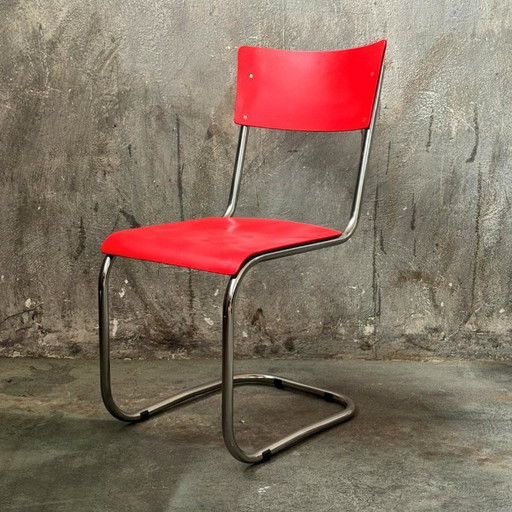 Chaises cantilever Art Déco Bauhaus 1/2 Kovona Mart Stam