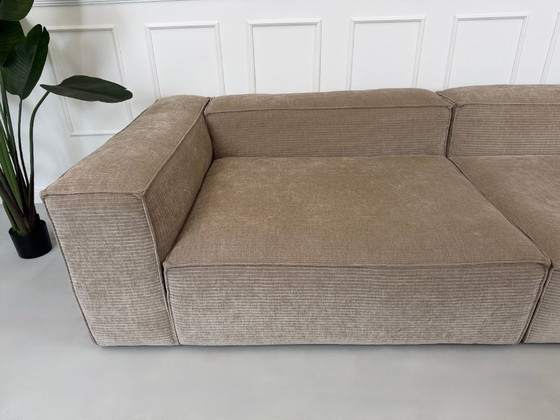 Image 1 of Bolia Cosima Sofa Beige Corduroy Fabric Couch Large Corner