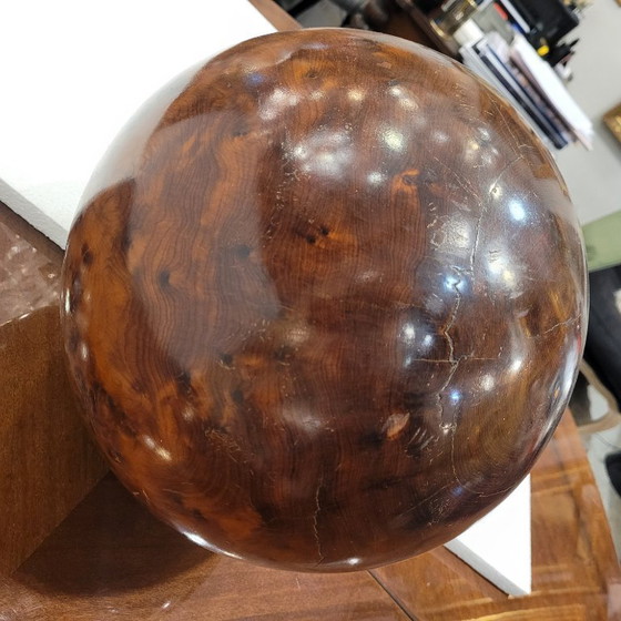Image 1 of Sfera decorativa, ossidiana mogano, p. s. XX - Francia