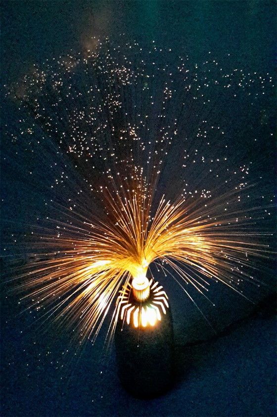 Image 1 of Lampada da fontana vintage BMF / lampada in fibra di vetro anni '60