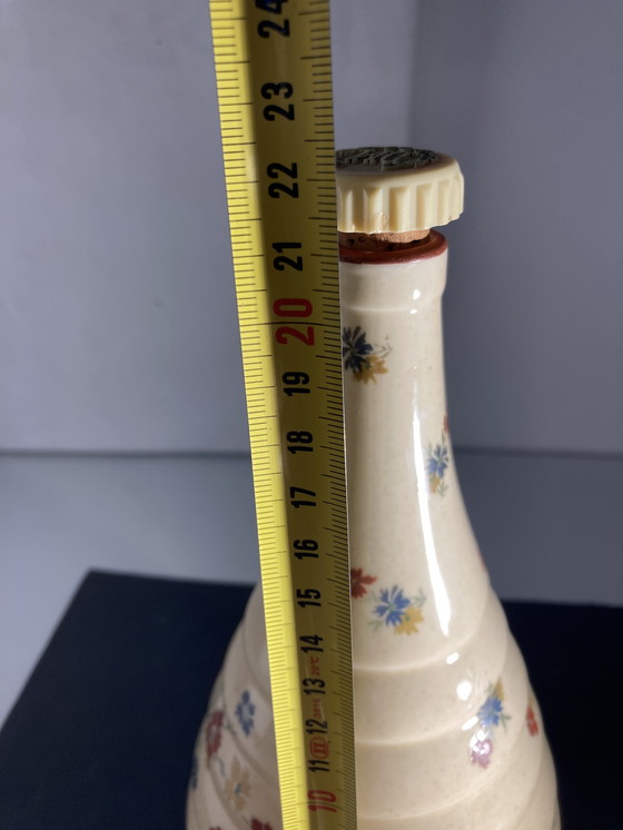 Image 1 of Likörset aus den 1960er Jahren: Flasche und 6 Porzellangläser