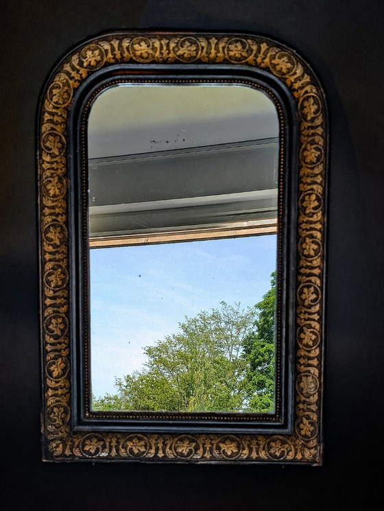 Image 1 of Antique Miroir au mercure Napoléon III ( 1850-1870 )