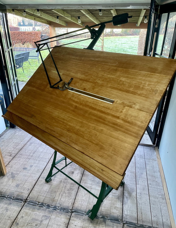 Image 1 of Table d'architecte vintage française Kohlmann