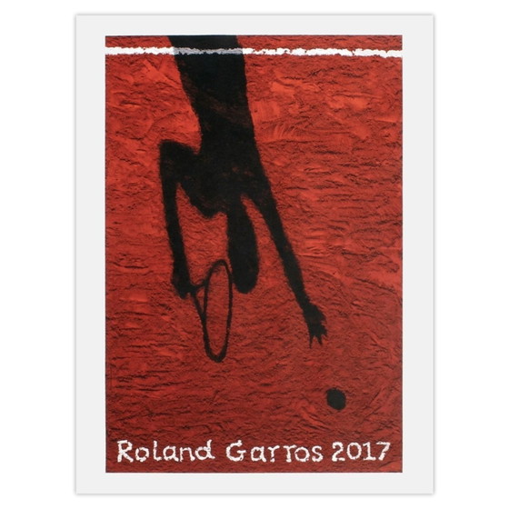 Image 1 of Affiches officielles ROLAND-GARROS 2017 - Vik Muniz poster 2017