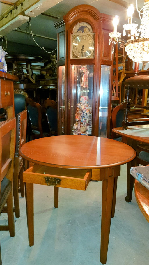 Cherry wood Art Nouveau side table