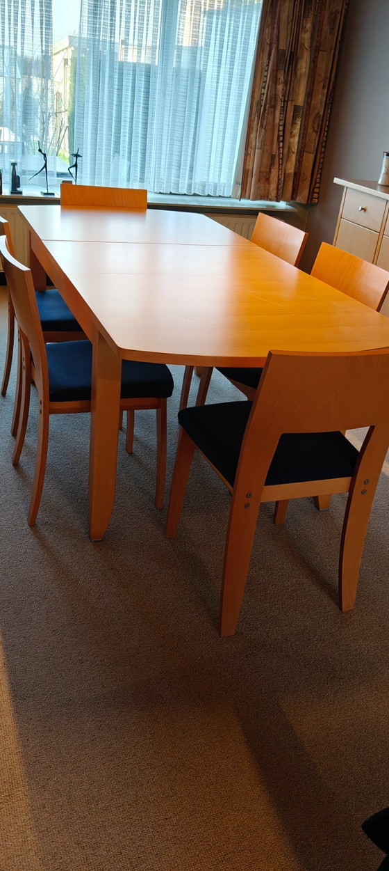 Image 1 of Table à manger + 6 chaises + buffet Hulsta Now