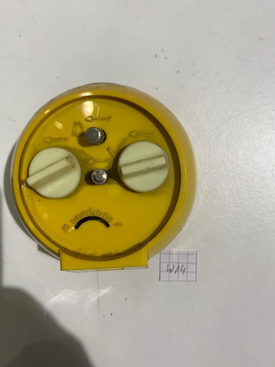 Image 1 of Vintage Space Age wind-up alarm clock for Prim, Czechoslovakia 1960