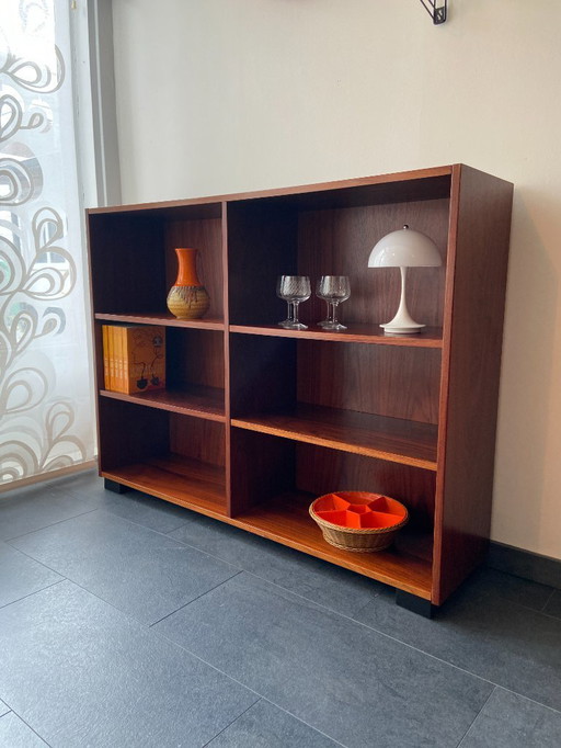 Vintage Danish rosewood (veneer) bookcase