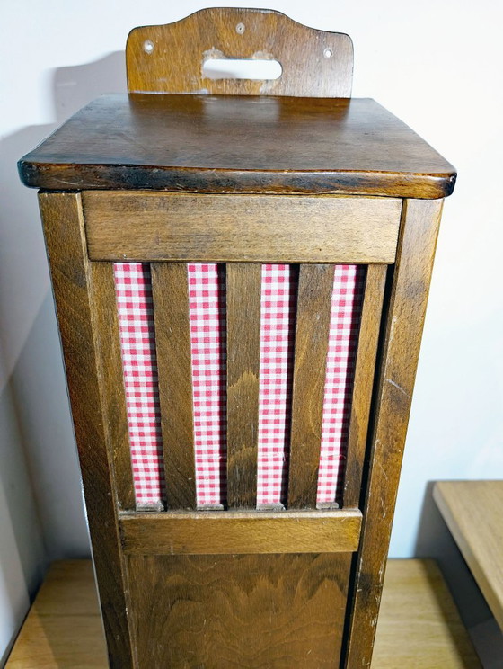 Rustic Bread Cabinet – Storage cabinet, Textile, Wood (photo 6 of 10)