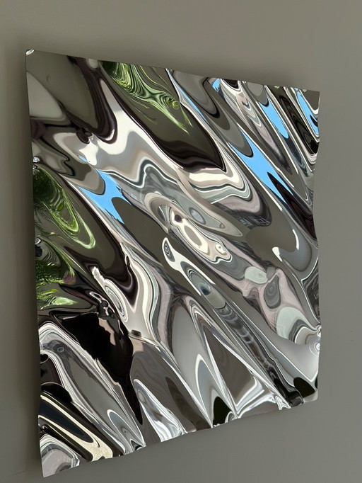 Psychedelic Steel Wall Decoration 60x60