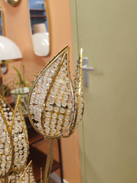 Vintage PALWA Tulip Floor Lamp Table Lamp Brass – Floor lights, Metal (photo 14 of 15)