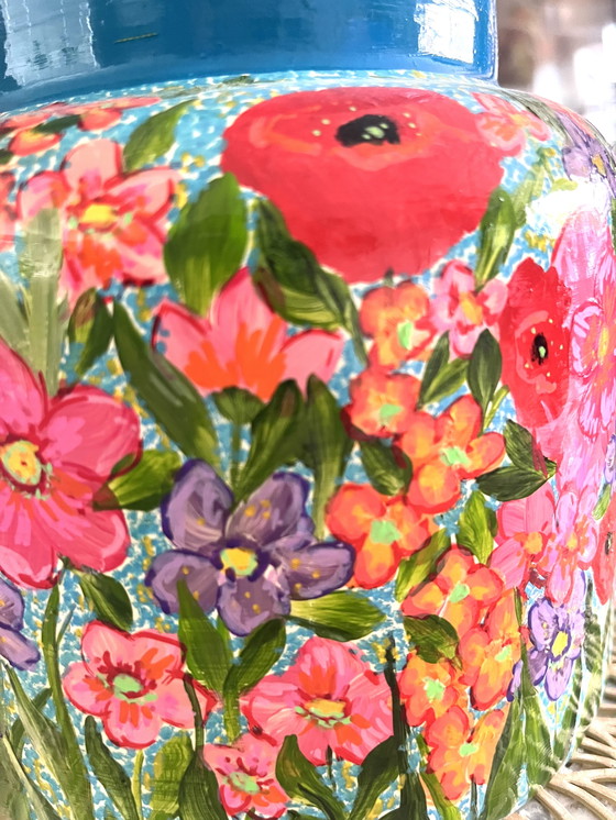 Image 1 of Vaso dipinto a mano