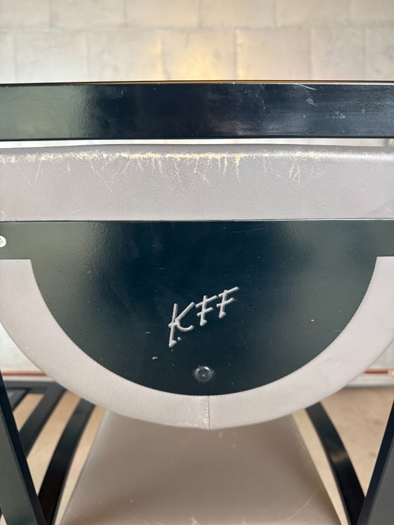 KFF Sinus chair, Karl Friedrich Förster (disponibilità: 3) – Sedie da pranzo, Pelle, Metallo (photo 14 of 17)