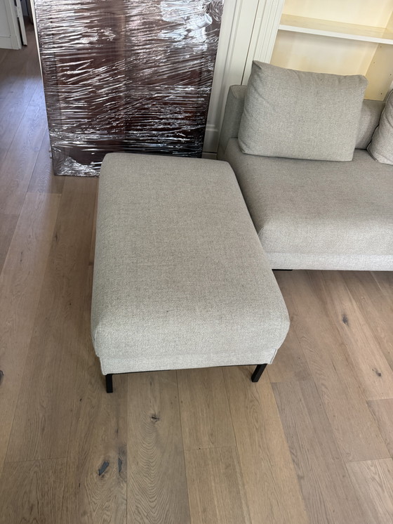 Image 1 of Design on Stock 4-Seater Sofa, 1-Arm (Left) + Poof + Back Cushions